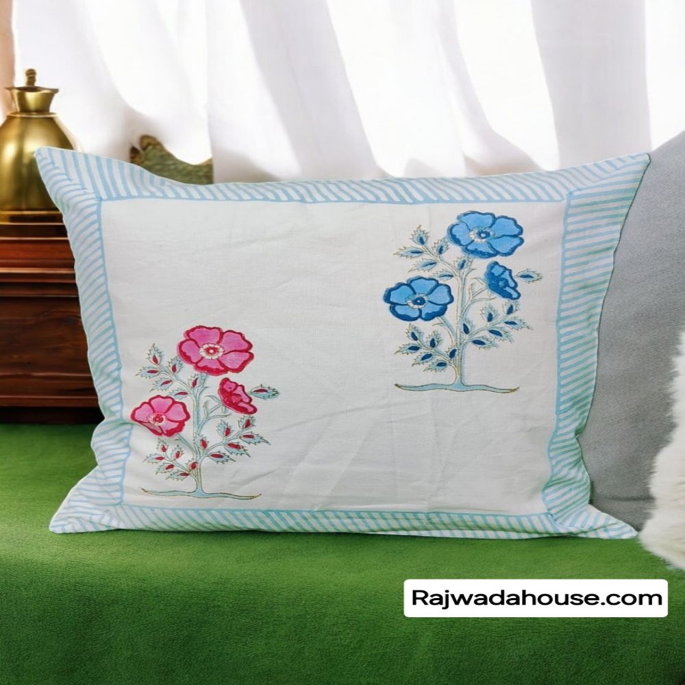  Hand Block Cushion Cover