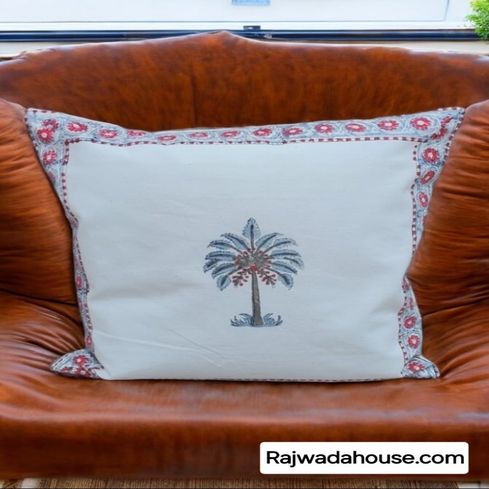  Hand Block Cushion Cover