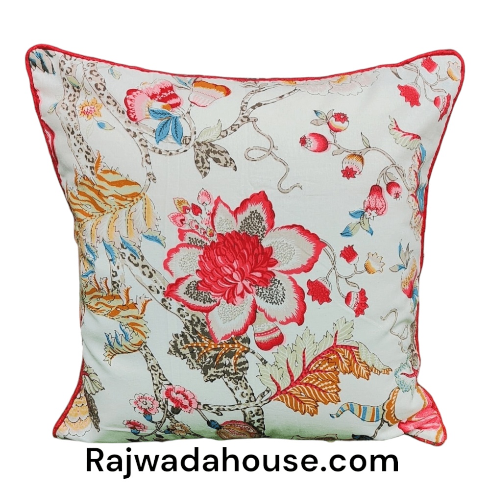 Anokhi Hand Block Cushion Cover