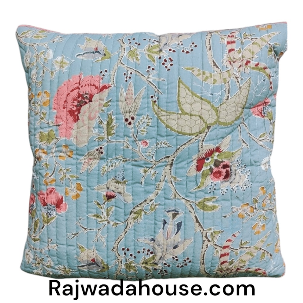 Anokhi Hand Block Cushion Cover