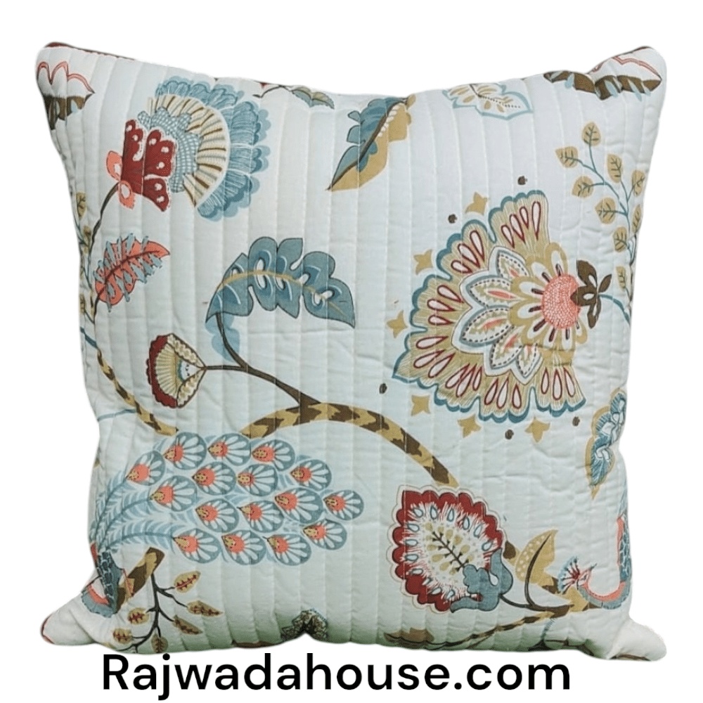 Anokhi Hand Block Cushion Cover