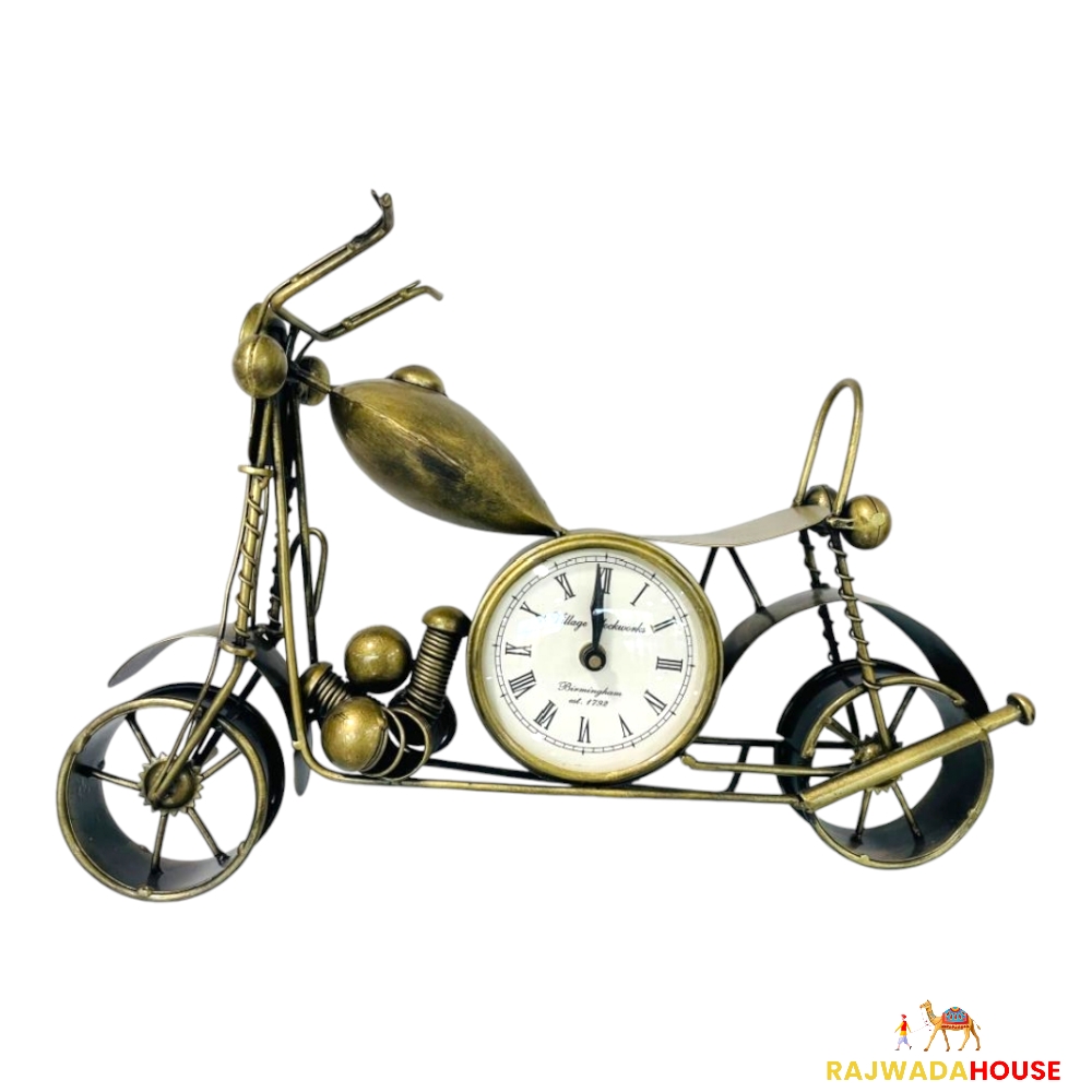 Classic Bike Table Clock
