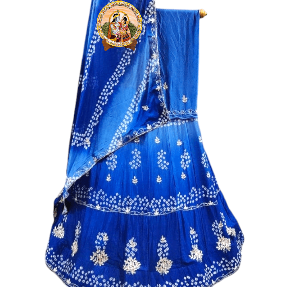 Chinnon Silk Cutdana Gottapatti Handwork Lahanga Chunri Set